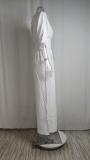 Plus Size Solid Color V Neck Loose Jumpsuit GRST-22145