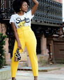 Plus Size Casual Slim Solid Color Trouser GCZF-P01A-C2