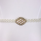 Plus Size Solid Color Half Sleeve Midi Dress(With Belt) GCZF-8600