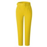 Plus Size Casual Slim Solid Color Trouser GCZF-P01A-C2