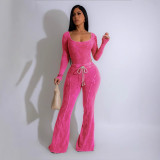Sexy Long Sleeve Sport Skinny Jumpsuit SFY-601