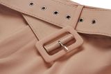 Plus Size Casual Slim Solid Color Trouser GCZF-P01A-C2