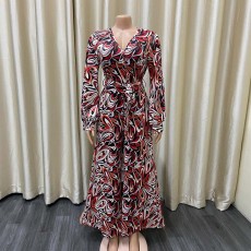 Plus Size Print Loose Wide Leg Jumpsuit GCZF-8439