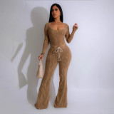 Sexy Long Sleeve Sport Skinny Jumpsuit SFY-601