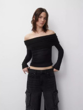 Sexy Solid Color Off Shoulder Tops GWDS-240901