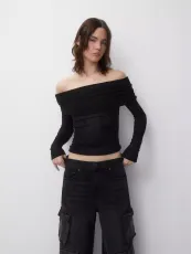 Sexy Solid Color Off Shoulder Tops GWDS-240901