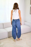 Casual Denim Washed Loose Jeans GYAN-8926
