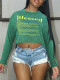 Letter Print Long Sleeve T Shirt LM-2075