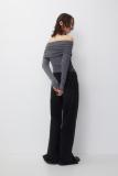 Sexy Solid Color Off Shoulder Tops GWDS-240901