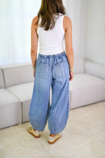 Casual Denim Washed Loose Jeans GYAN-8926