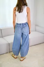 Casual Denim Washed Loose Jeans GYAN-8926