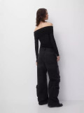 Sexy Solid Color Off Shoulder Tops GWDS-240901