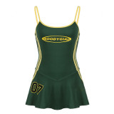 Pre Order: About 7 work days shipping Letter Print Sling Sport Mini Dress YUEM-220268