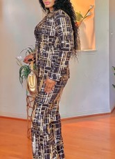 Plus Size Sequin Embroidery Blazer Two Piece Pants Set GXYY-8271