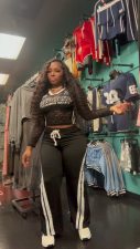 Pre Order: About 7 work days shipping Lace See Through Long Sleeve Mesh Tops YUEM-220281