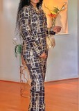 Plus Size Sequin Embroidery Blazer Two Piece Pants Set GXYY-8271