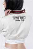 Fashion Short Long Sleeve Single Breasted Baseball Coat GFCF-1295