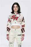 Fashion Short Long Sleeve Single Breasted Baseball Coat GFCF-1295