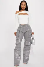 Fashion Multi-pockets Loose Jeans OD-8717