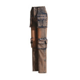 Casual Spliced Multi-Pocket Jeans OD-8686
