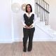 Plus Size Fake Two-piece Shirt Vest Splicing Sweater Pants Set NY-3310