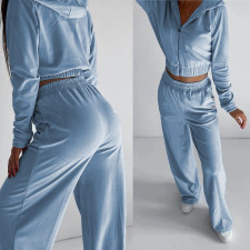 Long Sleeve Hooded Sweatshirt Two Piece Pants Set YMZY-1941