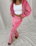Long Sleeve Hooded Sweatshirt Two Piece Pants Set YMZY-1941