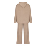 Fashion Sport Hooded Sweatshirt Two Piece Pants Set YMZY-1930