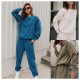 Sport Casual Long Sleeve Sweatshirt Pants Suit YMZY-21174