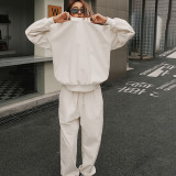 Sport Casual Long Sleeve Sweatshirt Pants Suit YMZY-21174