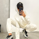 Hooded Pockets Sweatshirt Two Piece Pants Set YMZY-1071