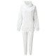 Solid Color Long Sleeve Hoodies Pants 2 Piece Set YMZY-7107