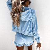 Casual Sport Hoodies Long Sleeve Pants Suit YMZY-0187