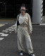 Long Sleeve Hoodies Elasticized Pants Two Piece Set YMZY-60006