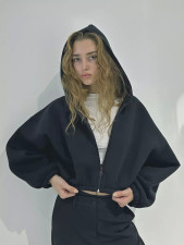 Fashion Long Sleeve Hooded Sweatshirt YMZY-61010