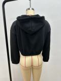 Fashion Long Sleeve Hooded Sweatshirt YMZY-61010