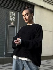 Loose Knit Pullover Sweater YMZY-82701