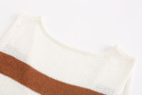 Deep V Neck Vest And Shorts Knits 2 Piece Shorts Set YMZY-4036