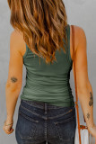 Casual Sleeveless Solid Color Tops YMZY-9803