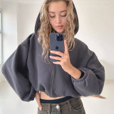 Fashion Long Sleeve Hooded Sweatshirt YMZY-61010