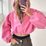 Fashion Long Sleeve Hooded Sweatshirt YMZY-61010