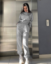 Long Sleeve Solid Color Two Piece Pants Set YMZY-9014