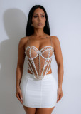 Solid Color Slim Sexy Mini Skirt MZ-2878