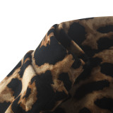 Leopard Print Sexy Pleated Skirt MZ-2876