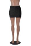 Fashion Solid Color Mini Skirt MZ-2866