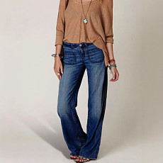 Loose Washed Wide Leg Jeans GKNF-2454