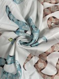 Plus Size Print Long Sleeve Shirt Dress GHHE-28513