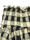 Sexy Plaid Print Ultra Short Pod Skirt SFY-614
