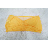 Beach style Wrap Chest Long Skirt Print Set YF-10730