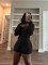 Solid Color Long Sleeve Tight Two Piece Shorts Set CH-24068